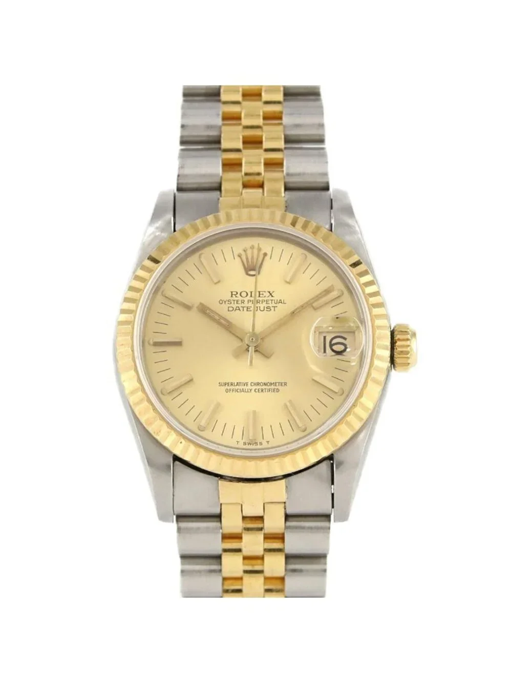 Rolex Datejust Automatic Watch Gold